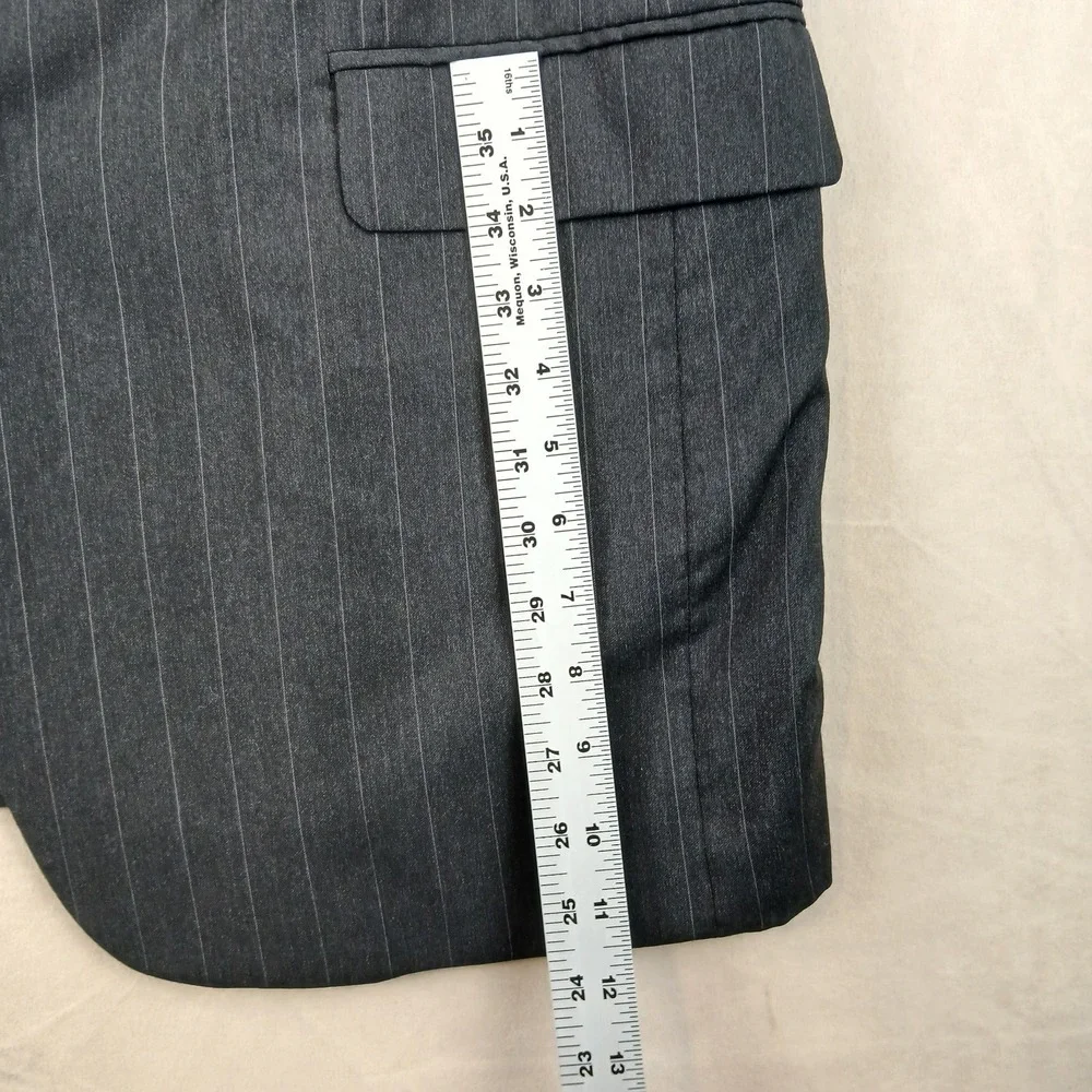 Jos A Bank 44XL Mens Sport Coat Jacket Charcoal 22x35 44 XL